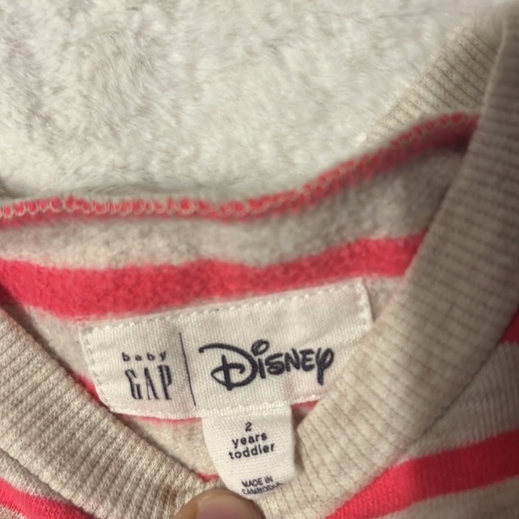 Baby GAP X Disney Love Ruffle Tulle Hemmed Sweater Dress size 2 Toddler - Picture 4 of 13